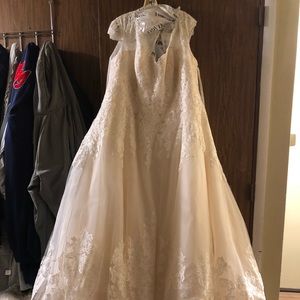 Wedding dress never worn still has tags